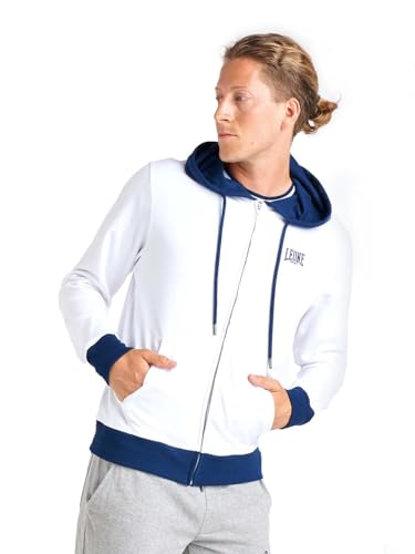 Survêtement homme Real Boxing LEONE 1947 confortable avec zip et capuche