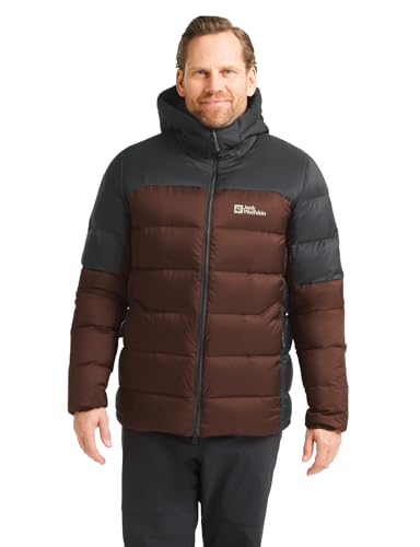 Veste Homme Nebelhorn Down Hoody Jack Wolfskin Doudoune Chaude Capuche Protectrice