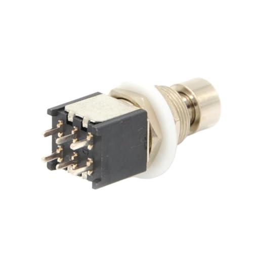 Interrupteur de verrouillage DPDT ON/ON mini bouton poussoir pour pédale d'effet guitare