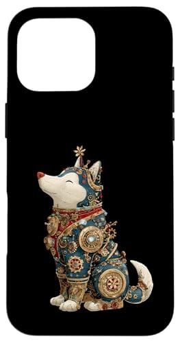 Steampunk Christmas Dog Women Men Kids Steampunk Dog �X�}�z�P�[�X iPhone 16 Pro Max �p