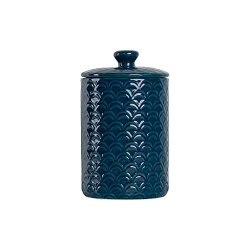 Image of 10 Strawberry Street Kitchen Canister, 3 Piece Set, Ocean Navy