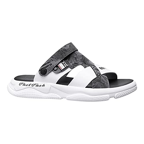 Herren Sommerschuhe Slipper - Sandalen Herren 43 Sportlich Offener Zeh...