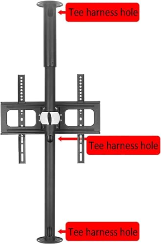 Support TV mural rotatif à 360° pliable pour écran de 32 à 55 pouces - 8