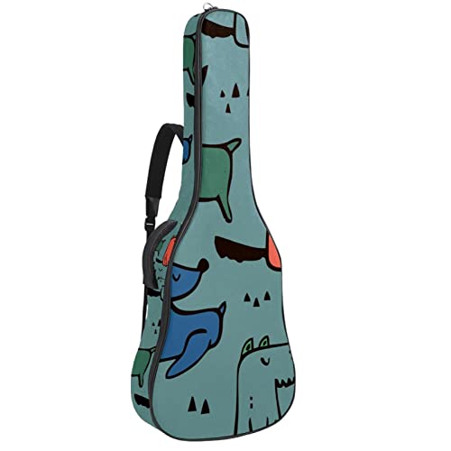 Housse de sac de guitare épaisse avec rembourrage en éponge imperméable pour guitare acoustique électrique basse… - Les Beatles, Paul McCartney, John Lennon, RIngo Starr, George Harrison Housse de sac de guitare épaisse avec rembourrage en éponge imperméable pour guitare acoustique électrique basse…