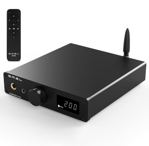 SMSL C200PRO MQA DAC wbhzAv ES9039Q2M `bv XMOS XU-316 I[fBI HiFi Amp BT 5.1 LDAC/aptX-HD 32Bit/768kHz/DSD512 USB/Opt/ 4.4m
