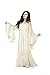Mythic Renaissance Medieval Irish Costume Over Dress & Cream Chemise Set (Small/Medium, Hunter Green)