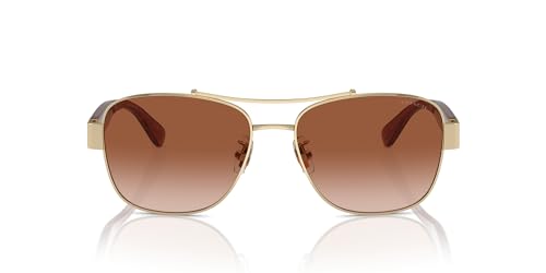 COACH Women's Hc7161 Aviator Sunglasses