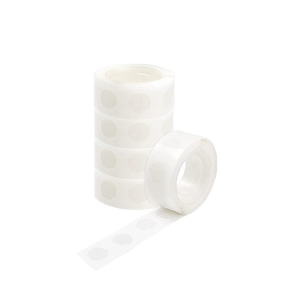 500 Pcs Glue Points Dots, 5 Rolls Balloon Dots Glue Sticker, Removable Adhesive Point Tape, Double Sided Dots of Glue Tape for Craft Party Wedding Decoration