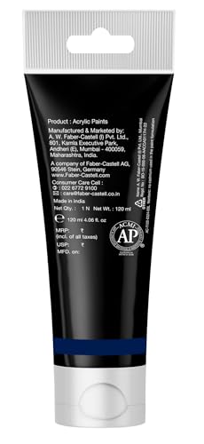 Image of Faber-Castell Creative Studio Acrylic TUBE120ML-BLACK 199