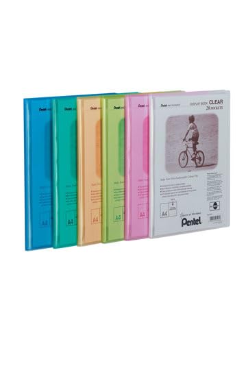 Porte-vues Pentel Recycology A4 classeur souple transparent 100 vues DCF242