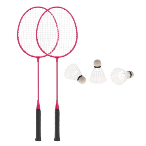 Raquettes de badminton faciles à transporter dotées d'un grip de qualité et balles incluses