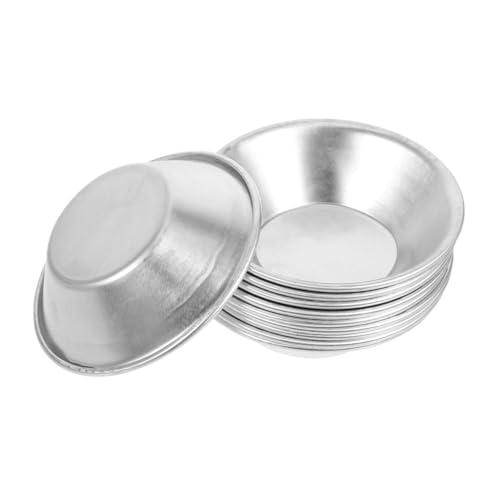 Veemoon 10pcs Mini Tart Pans for Baking Egg Tart Molds Versatile Small Molds for Pudding Cupcakes and Tartlets for Family Baking Sessions