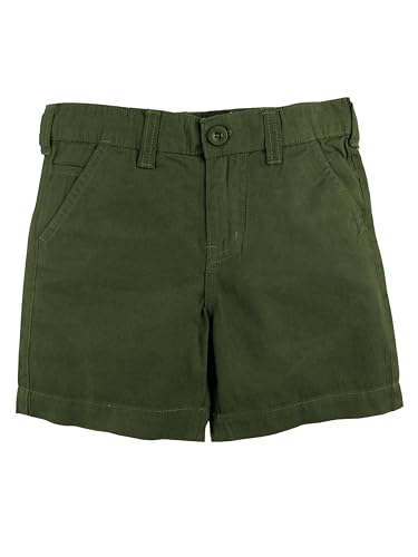 Image of KiddoPanti Boys Solid Cotton Woven Knee Length Formal Shorts