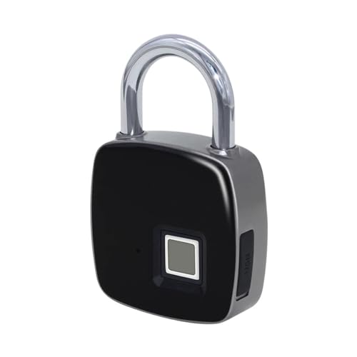 Cadenas à empreintes digitales sans clé et serrure rechargeable USB - 7
