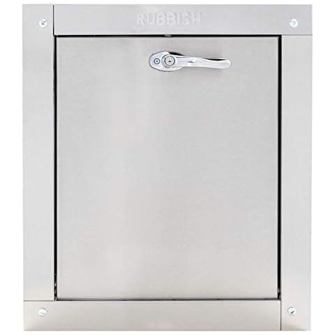 Oswald Supply ADA Compliant Trash Chute Door - Bottom Hinged, 15"(H) X 18"(W), Noiseless Self Closing, Fire Rated & UL Approved HM109ADA Cover