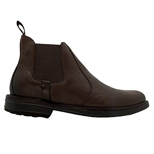 Bota Social Masculina Anatomic Gel Troy Casual Rústico Em Couro 8711