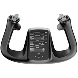 MOZA Flight Controls MFY YOKE, Flight Simulator Flightstick w/ 180° Rotation, 34 Configurable Inputs for PC, black