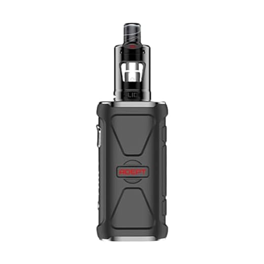 INNOKIN Adept Zlide Vaping Kit, Waterproof, IP67, Equipped with Zlide Tank, Z Coil Compatible, Long Lasting Battery, E Cigarettes, E Cig, Starter Kit, Innokin Vaping, No Nicotine (Black)