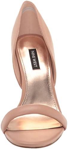 Nine West Women's MISTERY3 Heeled Sandal, Warm Blush, 10 | Image 1