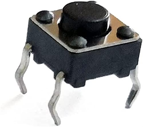 Switch à bouton-poussoir tactile 6x4,3mm 12V micro-interrupteur dip 50 pièces