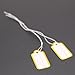 Generic 100x Price Tags with String Attached Clothing Display Tags for Wedding Rings