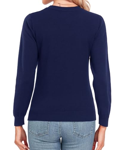 MINTLIMIT Women Lightweight Sweater Crew Neck Soft Knit Casual Basic Long Sleeve Pullover Fall Sweater Blouse Top3