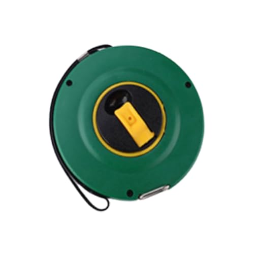 Cinta métrica retráctil de acero 50 m verde miniatura 1