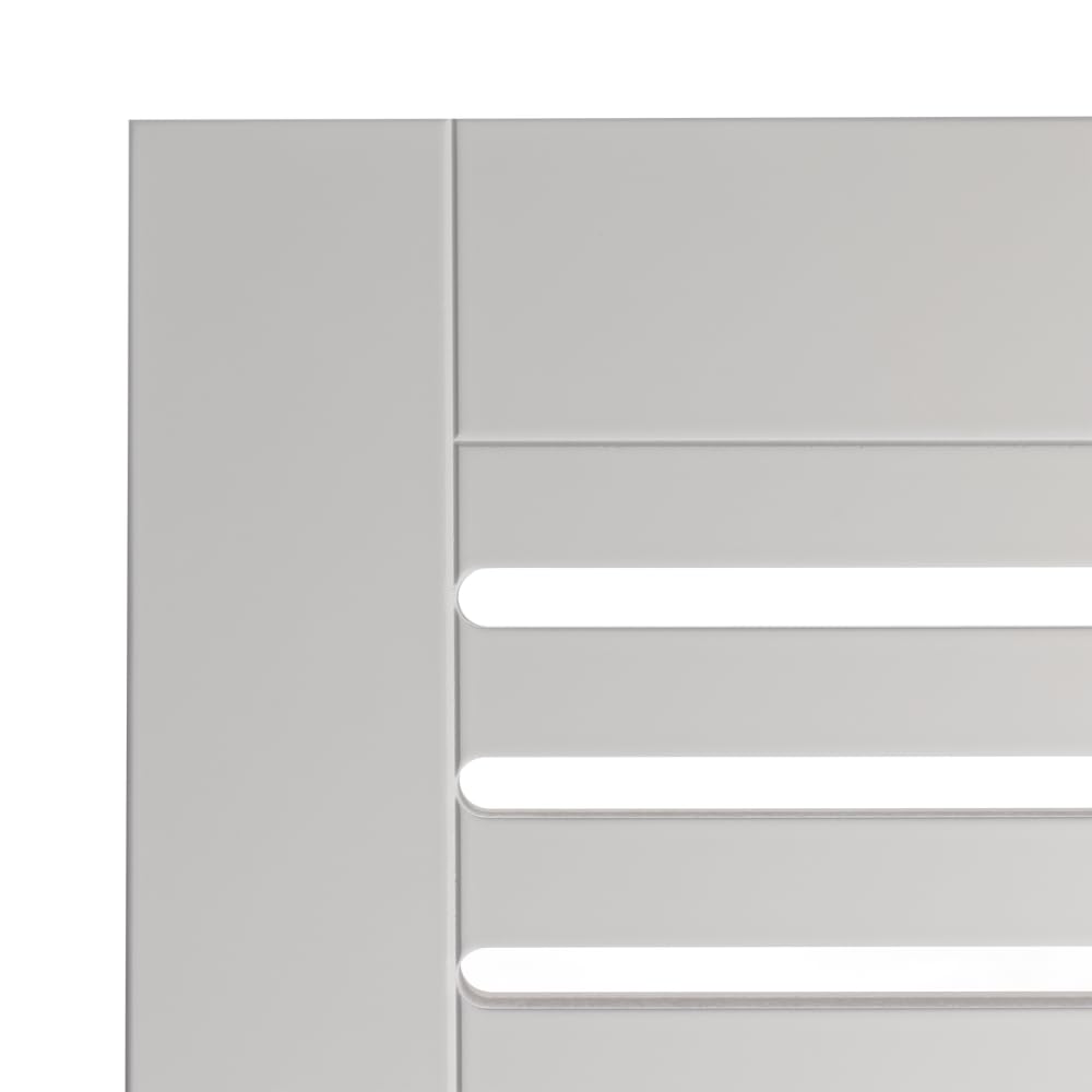 KOLM Ajour-Türen aus MDF für IKEA PAX & Leroy Merlin KOS | Weiß | Belüftung | Feuchtigkeitsbeständig | FSC-zertifiziert