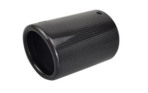 Embout d'échappement carbone brillant pour Golf et Tiguan style haut de gamme