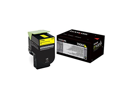 Toner Lexmark CS510dte jaune 700X4 cartouche laser originale haute capacité