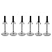Kings Brand Adjustable 5.8" Threaded Bed Frame Riser Glide Legs, Set of 6 Glides