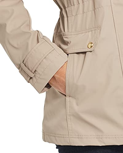 Weatherproof Womens Raincoat Anorak Lightweight Softshell Water Resistant Trenchcoat Rain Jacket With Detachable Hood #TOP3