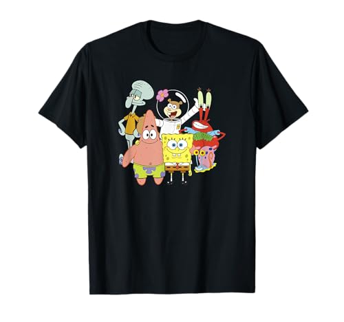Spongebob Oversized Beach Group T-Shirt