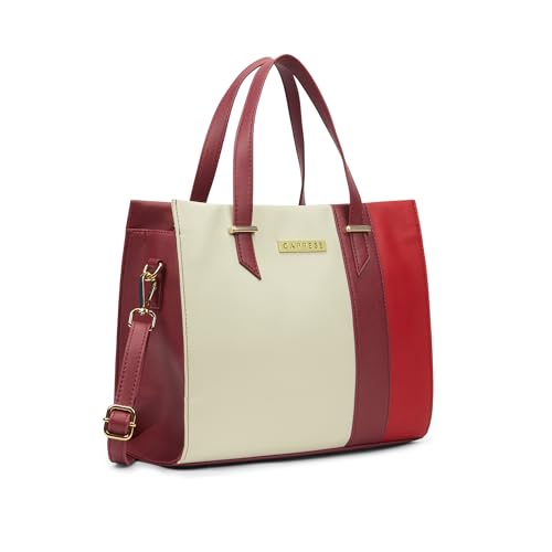 Image of Caprese Deer Medium Satchel Bag for Women with Multiple Compartments, Adjustable & Detachable Strap | Versatile Shoulder, Crossbody & Handheld Bag for Work, Travel, and Everyday Use