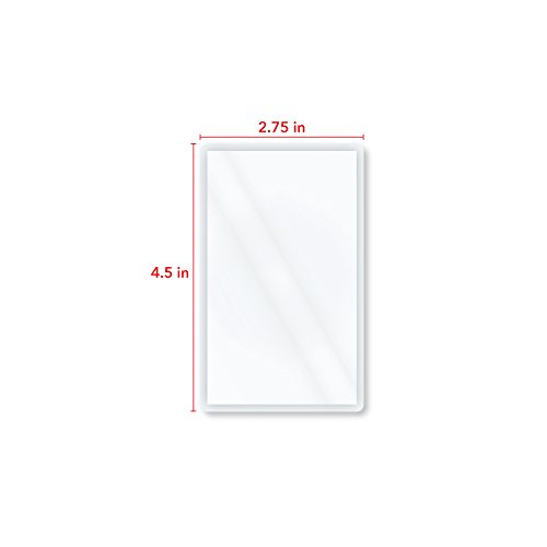 TruLam 7 Mil Laminating Pouches with Rounded Corners | Prayer Card Size | 2-3/4 in. x 4-1/2 in. | Glossy Finish | Premium Adhesive for High-Clarity | 2 Carriers Included | 500 Pack