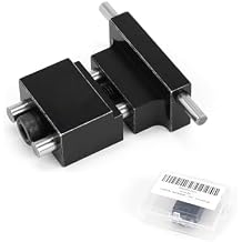 Alloy Steel Milling Vise Jaw Stop, CNC Machine Tool, Milling Machine Vise Quick Clamp Work Stop- Black