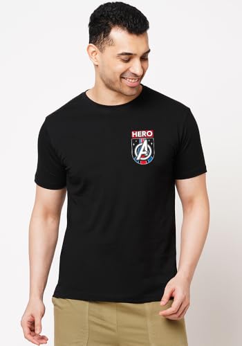 Image of Wear Your Opinion Men's S to 5XL Premium Combed Cotton Printed Half Sleeve T-Shirt (Design: Hero Avenger)