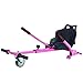 LHZMD Chaise Kart Seat pour Électrique Scooter Hoverboard Siège pour Trottinette Électrique Réglable Hoverkart Self Balancing avec Siège pour Adulte Et Enfants, 6,5/8 /10 Pouces,C