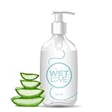 Lubricante Íntimo Be Wetlove Base de Agua con Aloe Vera, sin Olor, 500 ml