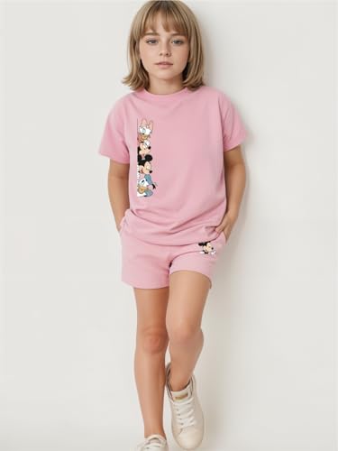 Image of minicult kids Kids Cotton Shorts and Matching Tshirt Coord clothing set with Cute Prints Clothing Set (200gsm Cotton Fabric)(pack of 2)
