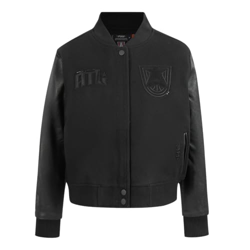 Image of Pro Standard Womens WNBA Classic Triple Black Varsity Jacket