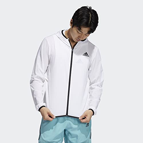 adidas Mens Training Heat.Rdy Warrior Light Woven Track Jacket, White2