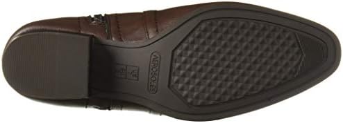 Aerosoles Women's Double Cross Ankle Boot, Brown, 6 M US | Image 3