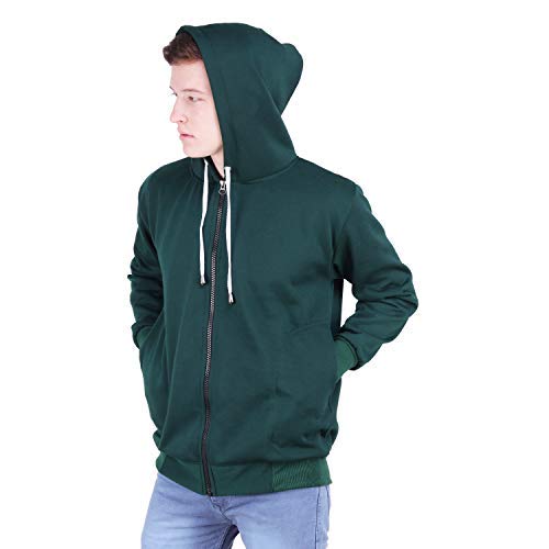 Image of Men's Cotton Hooded Neck Hoodie