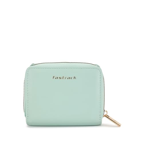 Image of Fastrack Women's Mini Organizer Wallet | Flap Closure, Tri-Fold Design, Zip Coin Pocket, Card & Cash Slots | Compact & Organized | 6 Months Warranty