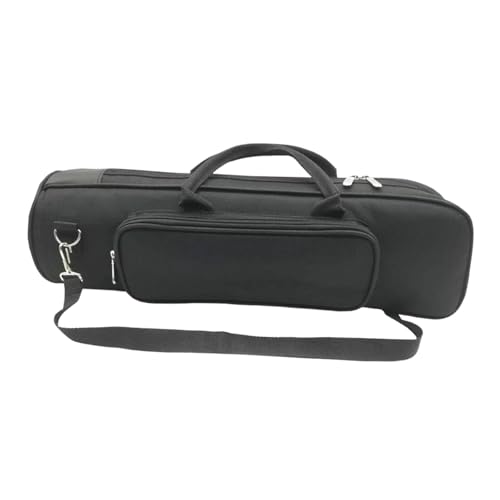 menolana Bolsa para trompete com alça de ombro ajustável, leve, profissional, para armazenamento, estojo para transporte de trompete, para lápis, bocal e