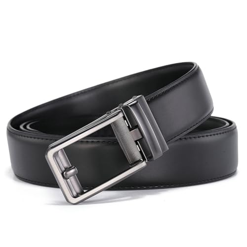 Mens Dress Belt Ratchet Belt Leather Comfort Perfect Companion to Mens Dress Shoes
