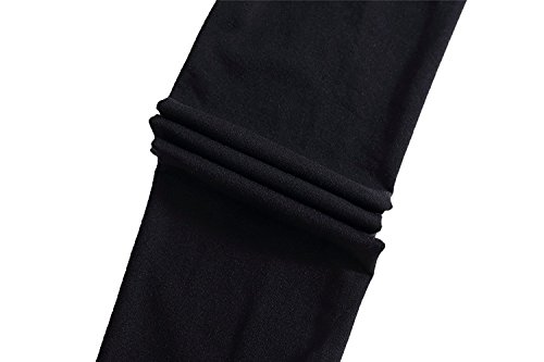 Image of Kids Girls Winter Warm School Uniforms Leggings Semi Opaque Basic Elastic Full Length Dance Stretchy Footed Tights (Large, D Pink Pantyhose)