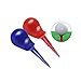 Jynqra 50Pcs 80mm Tees Figure Nails Position Marker Anti-Slice Tees Chair Shaped Tees