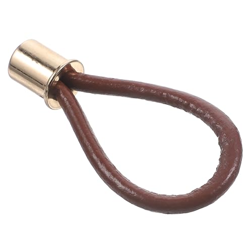 Yardenfun Tirador de Cuero con Cuerda para Puerta y Muebles Manija de Vintage para Gabinetes y Cómodas Diseño Elegante y Moderno de Instalar